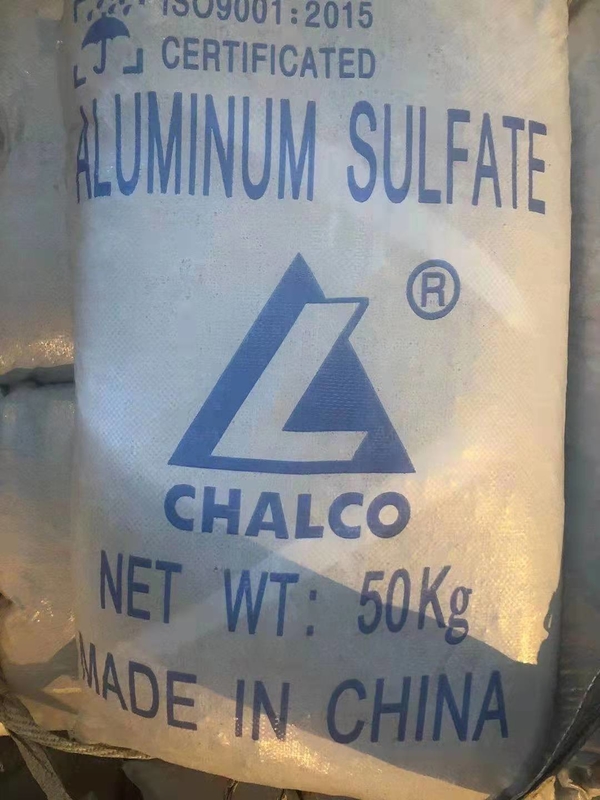 CQC Certified Water Treatment Iron Free Aluminium Sulfate Powder For Paper Industry